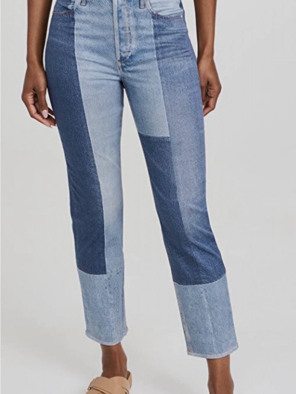 rag & bone Miramar Sofie Two Tone Wide Leg Pants